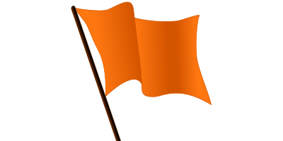 Drapeau orange