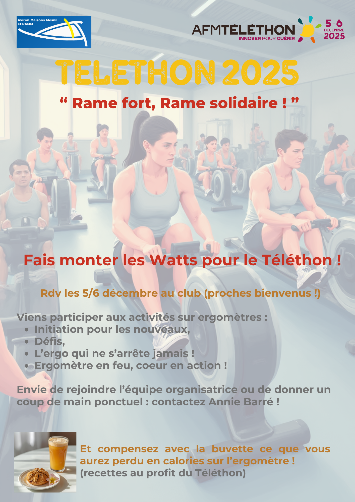 Flyer interne Téléthon