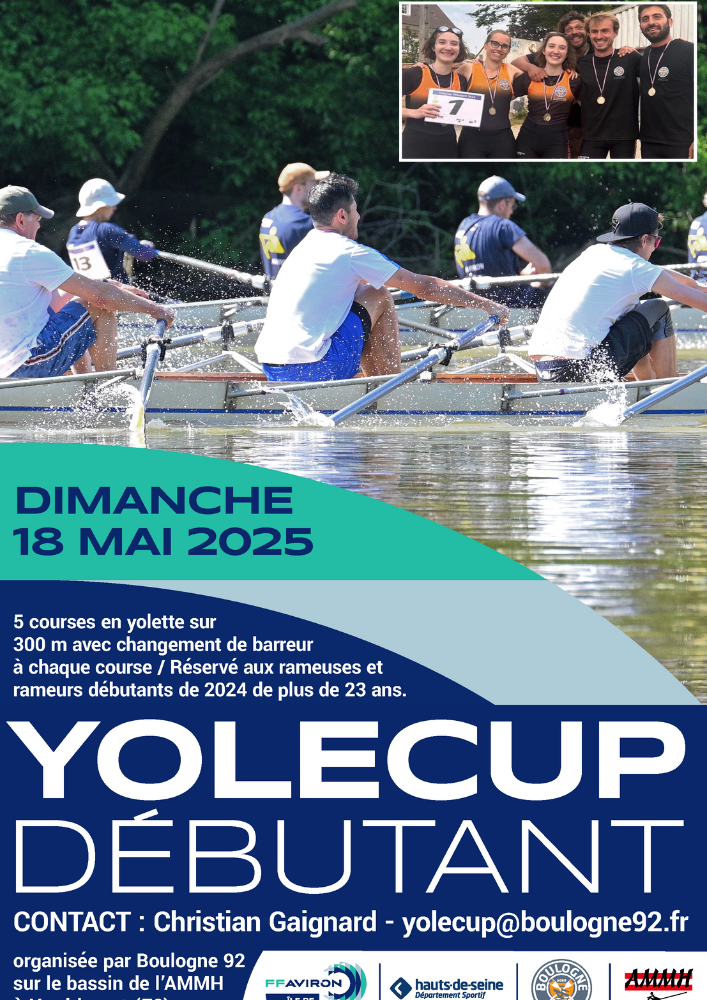 Yole Cup Débutants - 18 mai 2025