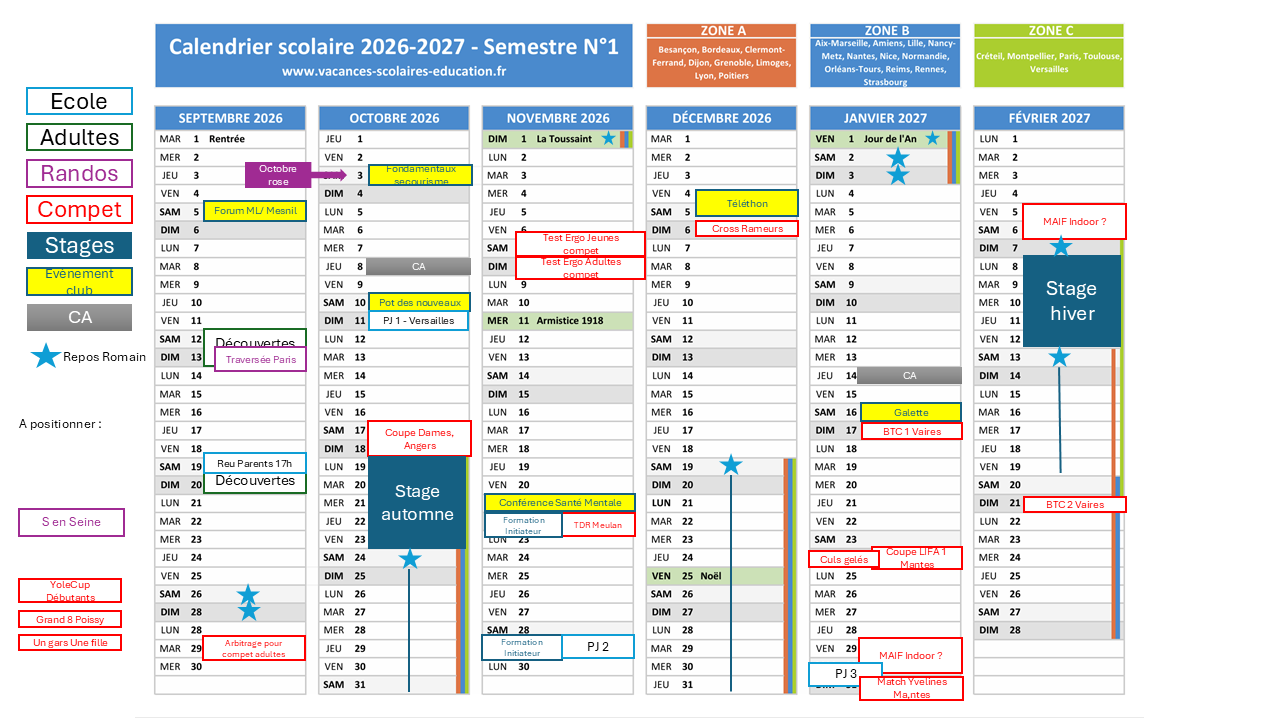 Calendrier CERAMM 26 27 1